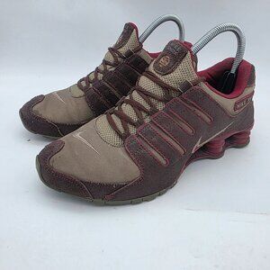 Vintage 2006 Women's Size 9 Nike Shox Brown Maroon Shoes 309246-261
